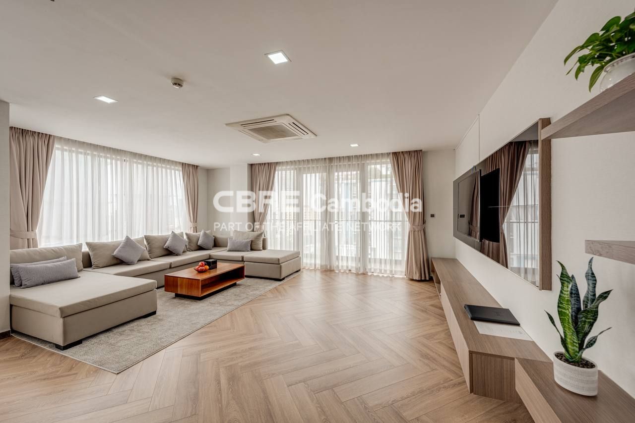 3 Bedroom Serviced Apartment For Rent | BKK1 | Phnom Penh
