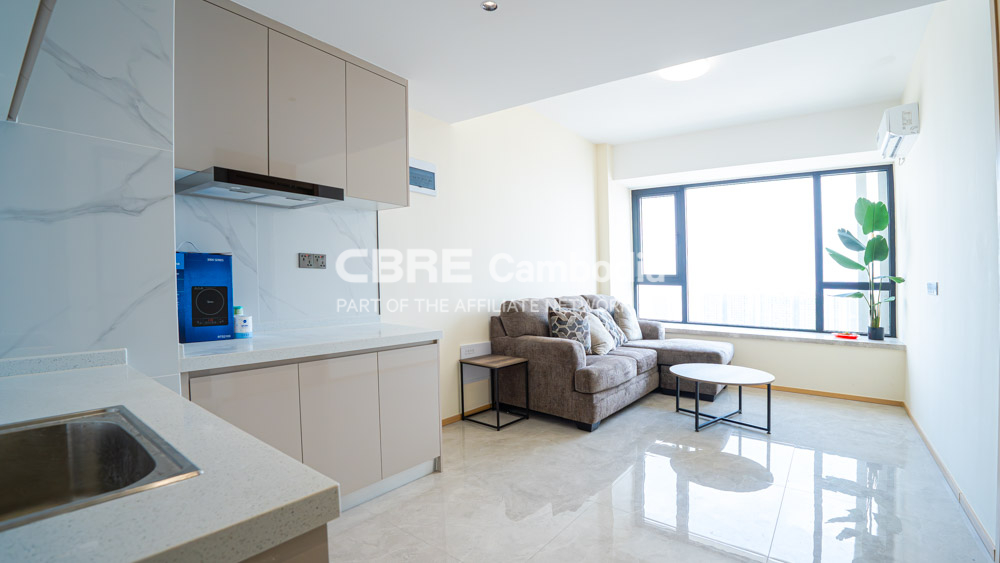1 Bedroom Condo For Rent – Prince Pinnacle Residence | Chamkarmon | Phnom Penh