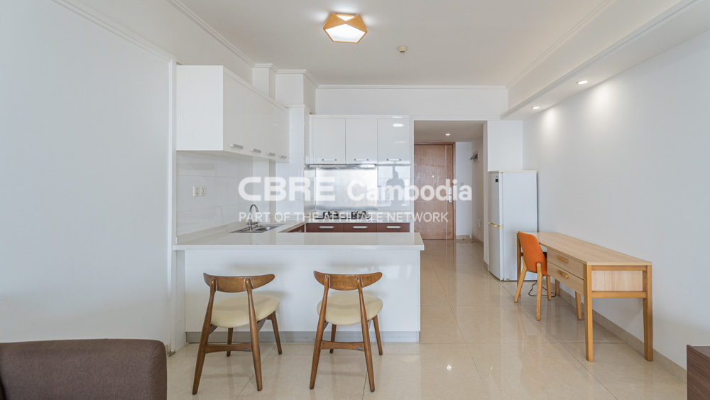 33rd Floor Studio Condo For Sale – Yuetai | Tonle Bassac | Phnom Penh