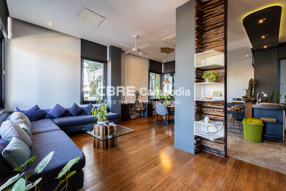 1 Bedroom Serviced Apartment For Rent | Tonle Bassac | Phnom Penh