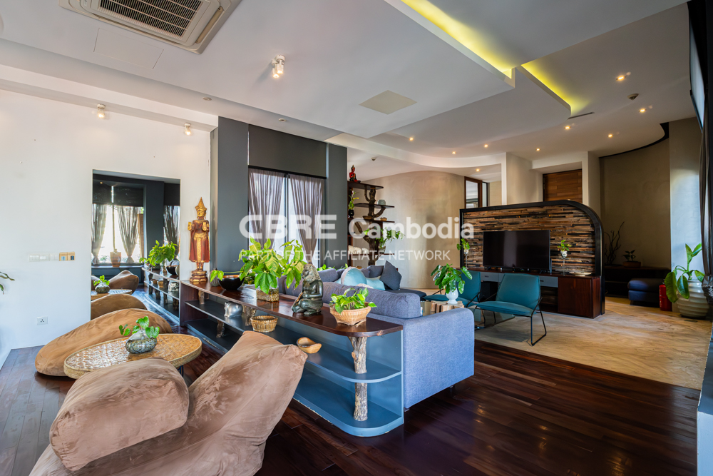 3 Bedroom Serviced Apartment For Rent | Tonle Bassac | Phnom Penh