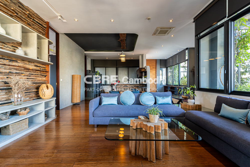 2 Bedroom Serviced Apartment For Rent | Tonle Bassac | Phnom Penh