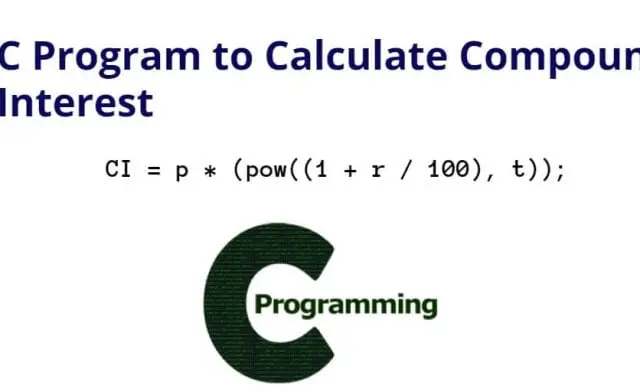 C Program to Calculate Compound Interest