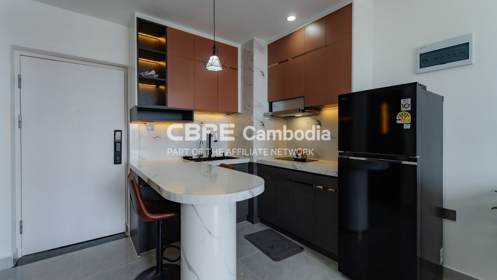 1 Bedroom Condo For Rent – The Pinnacle Residence | Tonle Bassac | Phnom Penh