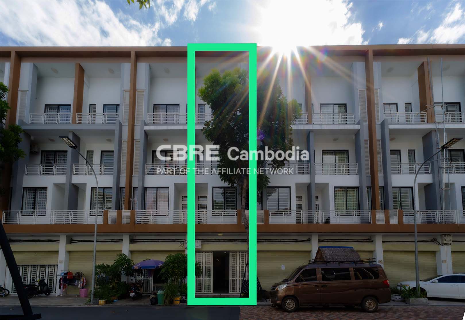 5 Bedroom Shophouse For Sale – Borey Golden Avenue | Chhuk Va | Phnom Penh