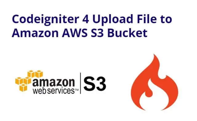 Upload File to Amazon AWS S3 Bucket in Codeigniter