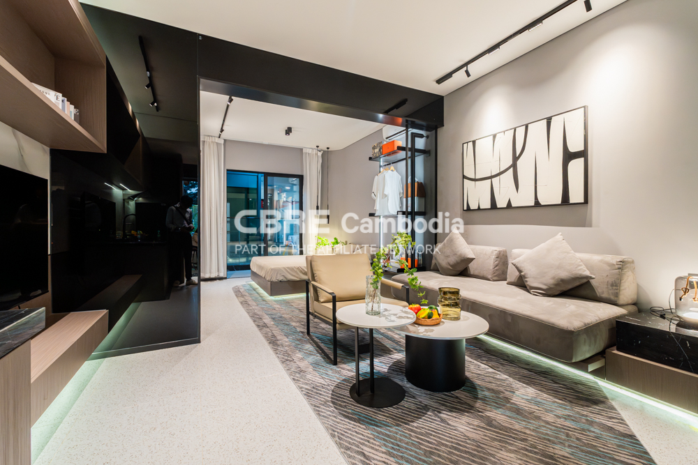 34 SQM Studio Condo For Sale – City View | Boeung Kak | Phnom Penh