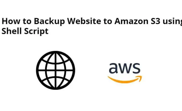 How to Backup Website to Amazon S3 using Shell Script