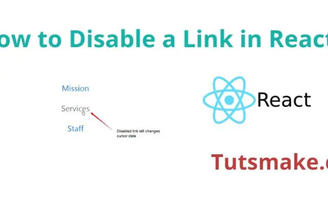 How to Disable a Link in React