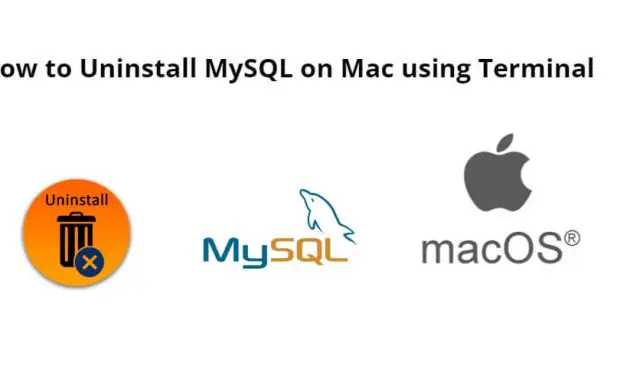 How to Uninstall MySQL on Mac