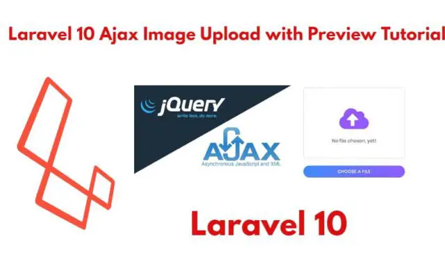 Laravel 10 Ajax Image Upload Preview Example