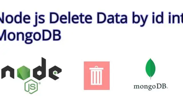 Node js Delete Data by id into MongoDB Tutorial