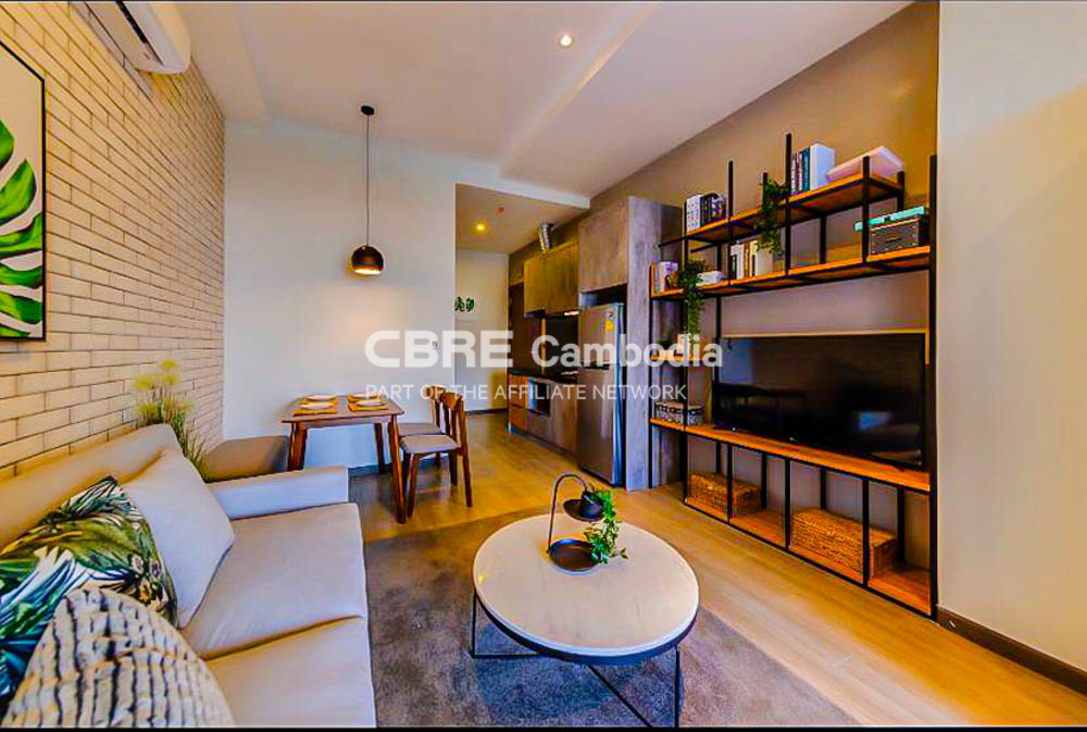 1 Bedroom Condo ( Type C ) For Sale – Golden One | BKK3 | Phnom Penh