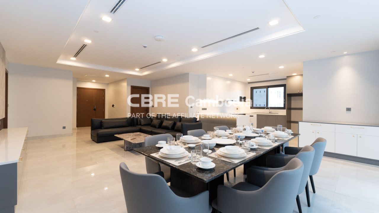 Prestigious 3 Bedroom Serviced Apartment For Rent | BKK1 | Phnom Penh