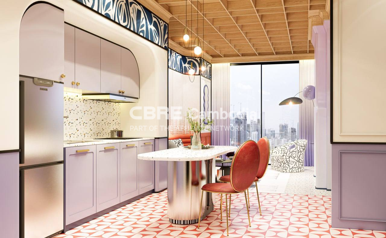 1 Bedroom Condo ( Type K ) For Sale – Time Square 8 | Toul Tom Poung | Phnom Penh