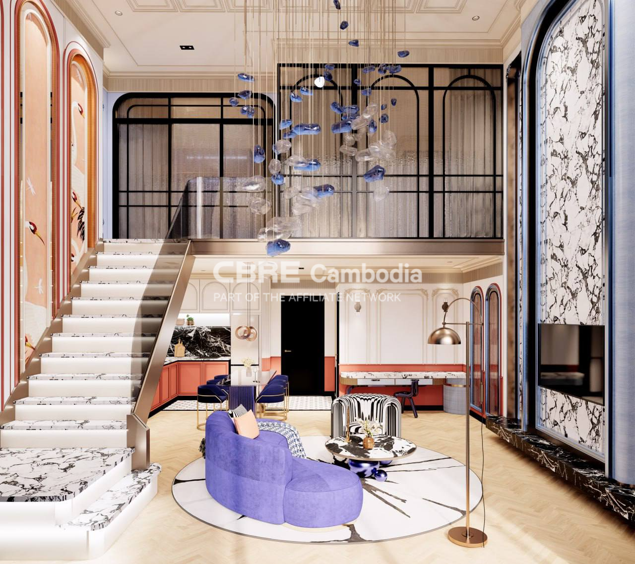 2 Bedroom Duplex ( Type U ) For Sale – Time Square 7 | Toul Kork | Phnom Penh