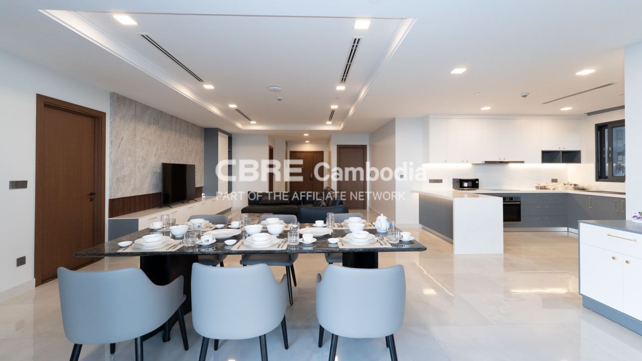 2 Bedroom Serviced Apartment For Rent | BKK1 | Phnom Penh