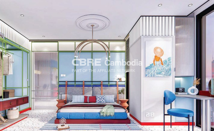 3 Bedroom Condo ( Type A ) For Sale – Time Square 8  | Toul Tom Poung | Phnom Penh