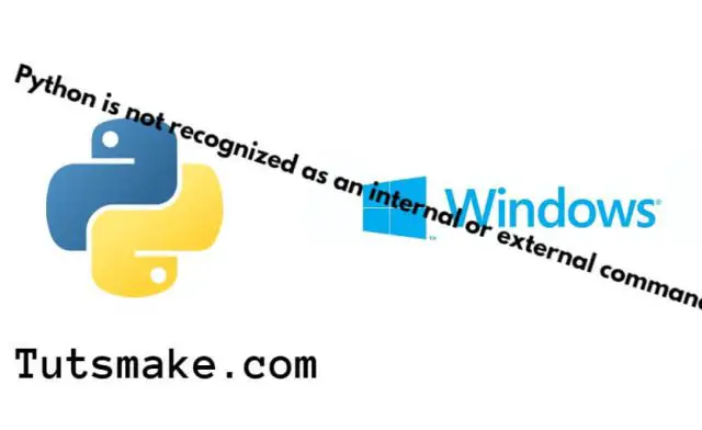 Python is not recognized as an internal or external command