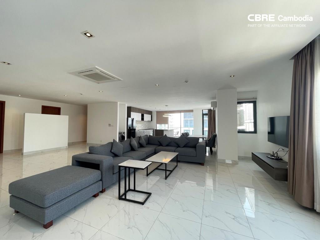 4 Bedroom Serviced Apartment For Rent | BKK1 | Phnom Penh